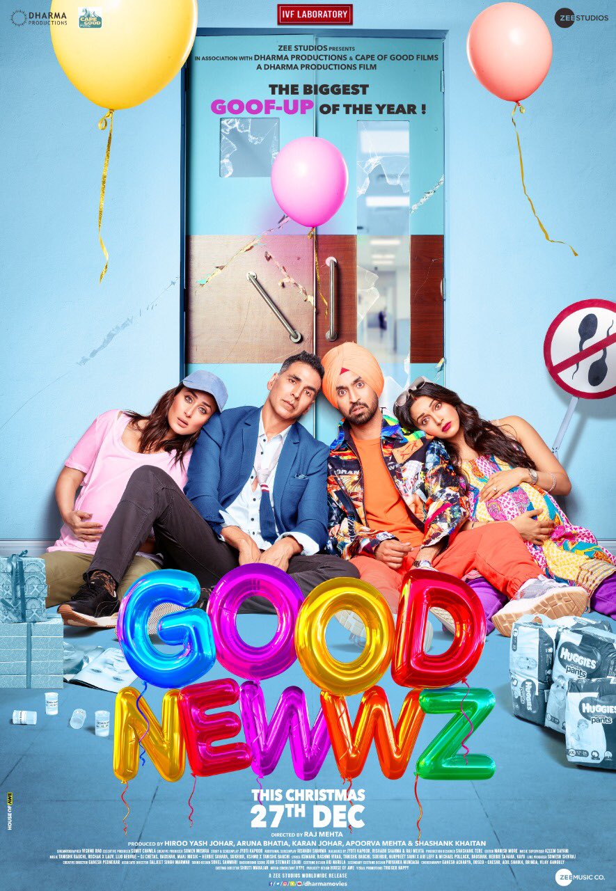 دانلود فیلم Good Newwz 2019 با زیرنویس فارسی چسبیده