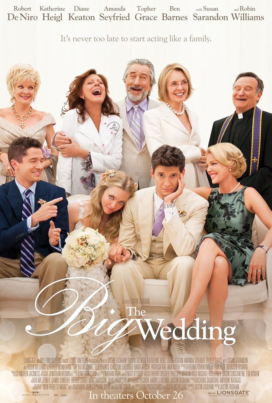 دانلود فیلم The Big Wedding 2013 با زیرنویس چسبیده دانلود فیلم The Big Wedding 2013 با زیرنویس چسبیده